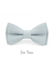 BRUME - KID or TEEN BOW TIE - 100% RAW LINEN - BLUE