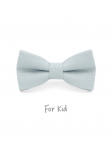 BRUME - KID or TEEN BOW TIE - 100% RAW LINEN - BLUE