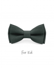 LICHEN - KID or TEEN BOW TIE - 100% RAW LINEN