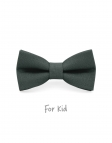 LICHEN - KID or TEEN BOW TIE - 100% RAW LINEN