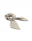 GROVE - SCARF SCRUNCHIE - ECRU BEIGE - LINEN