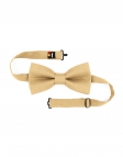 BARN - 100% LIN - NOEUD PAPILLON - BEIGE CHAUD