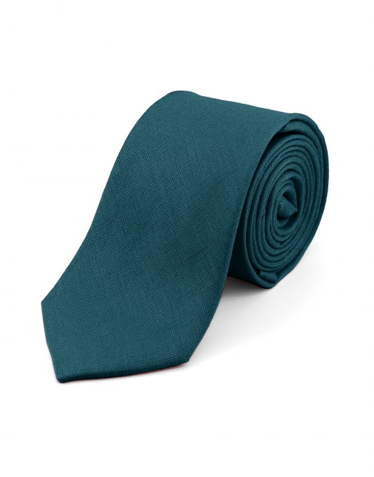 BOHO - LINEN TIE - PETROL