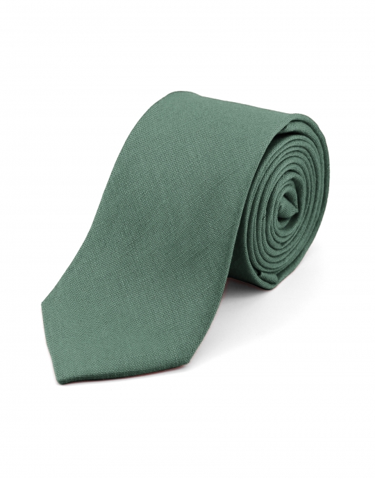 VALLEY - LINEN TIE - SAUGE GREEN