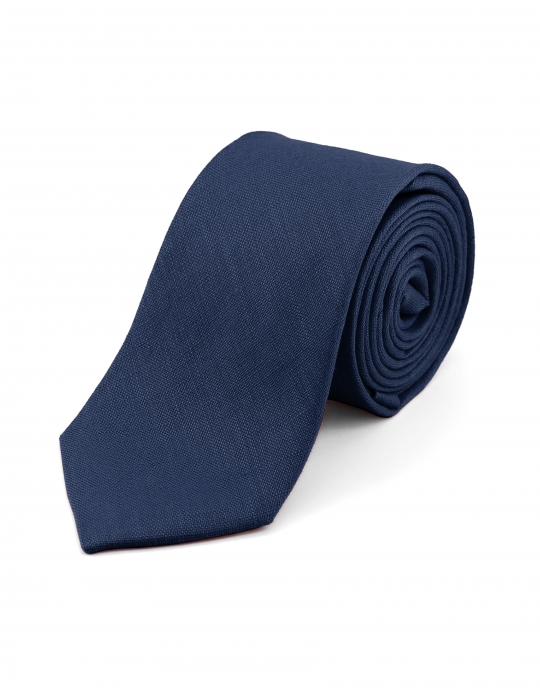 POUND - LINEN TIE - STEEL BLUE