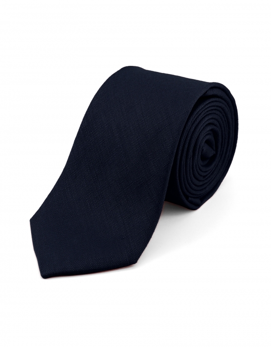 RESERVOIR - LINEN TIE - NAVY BLUE