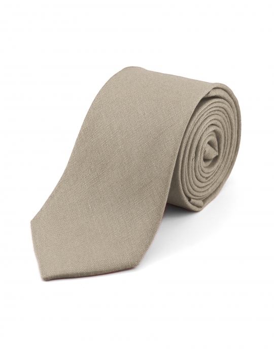 FIELD - LINEN TIE - BEIGE