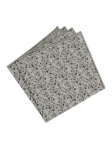 MATTHEW - FLORAL POCKET SQUARE - GREEN