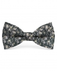 LUCAS - NOEUD PAPILLON FLEURI - CLASSIC - VERT & BEIGE