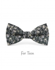 LUCAS - NOEUD PAPILLON ENFANT ou ADO - VERT & BEIGE