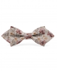 YOON - NOEUD PAPILLON FLEURI - DIAMOND - BEIGE, BRUN & TERRACOTTA