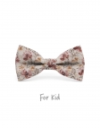 YOON - NOEUD PAPILLON ENFANT ou ADO - BEIGE, BRUN & TERRACOTTA