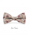 YOON - NOEUD PAPILLON ENFANT ou ADO - BEIGE, BRUN & TERRACOTTA