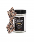 HAKATA - NOEUD PAPILLON FLEURI - DIAMOND - BEIGE, ROUILLE, BRUN & BLEU MARINE