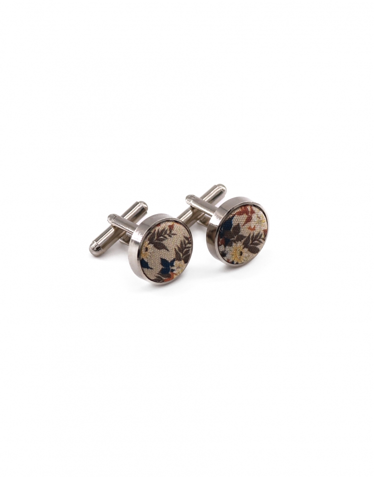 HAKATA - FLORAL CUFFLINKS