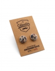 HAKATA - BOUTONS DE MANCHETTE FLEURIS