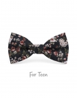 SUMIDA - KID or TEEN BOW TIE - NAVY BLUE, KHAKI, RED and WHITE