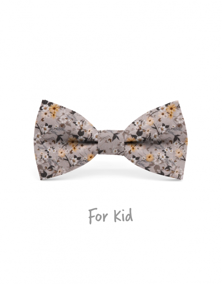 MOON - NOEUD PAPILLON ENFANT ou ADO - BEIGE & BRUN