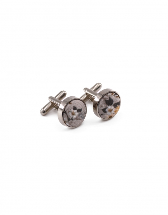 MOON - BOUTONS DE MANCHETTE FLEURIS