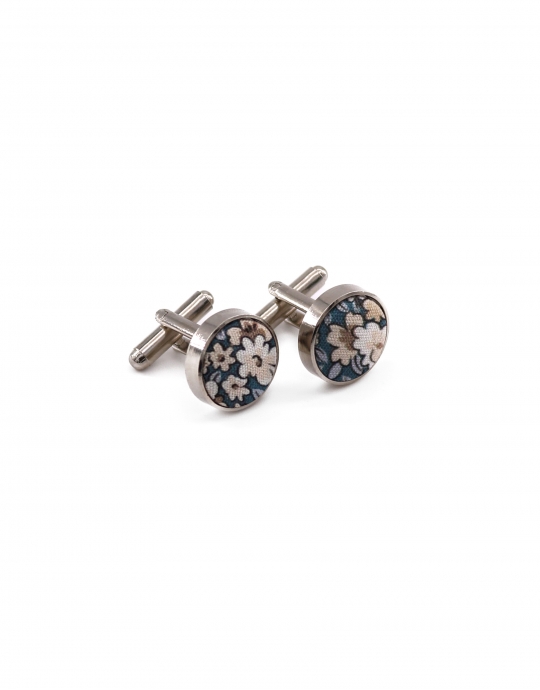 MARK - BOUTONS DE MANCHETTE FLEURIS