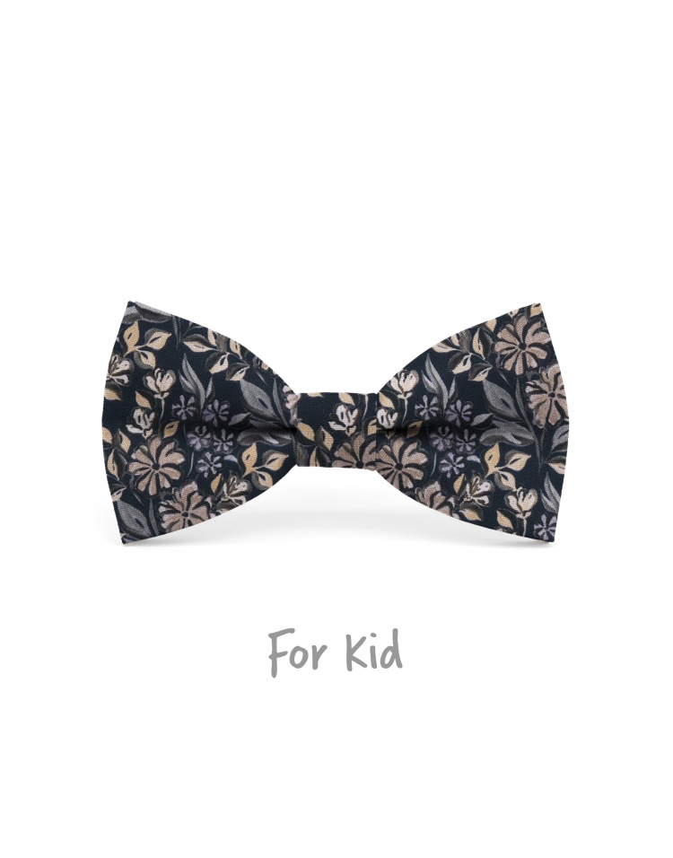 COMMA - NOEUD PAPILLON ENFANT ou ADO - BLEU, BEIGE & BRUN