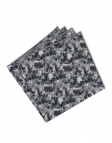 MYLES - POCHETTE FLEURIE - BLEU & VIOLET