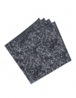 ANDREW - FLORAL POCKET SQUARE - BLUE