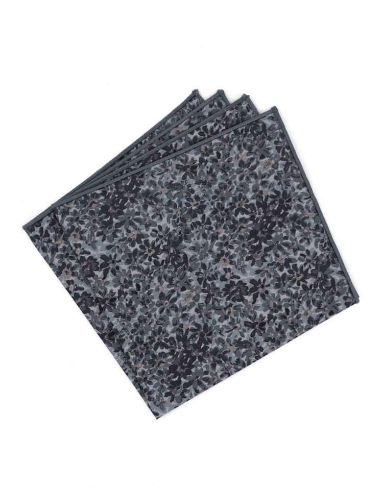 ANDREW - POCHETTE FLEURIE - BLEU ANDREW - POCHETTE FLEURIE - BLEU