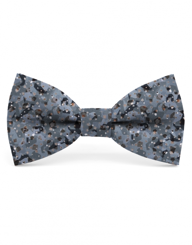 KATSURA - NOEUD PAPILLON - CLASSIC - BLEU & BRUN
