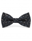 FINN - NOEUD PAPILLON FLEURI - CLASSIC - BLEU MARINE
