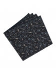 FINN - POCHETTE FLEURIE - BLEU MARINE