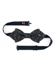 FINN - NOEUD PAPILLON FLEURI - DIAMOND - BLEU MARINE