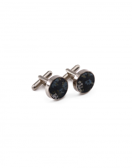 FINN - FLORAL CUFFLINKS