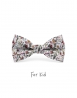 JOSHUA - NOEUD PAPILLON ENFANT ou ADO - VIEUX ROSE, MAUVE & VERT