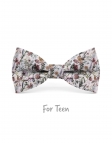 JOSHUA - NOEUD PAPILLON ENFANT ou ADO - VIEUX ROSE, MAUVE & VERT