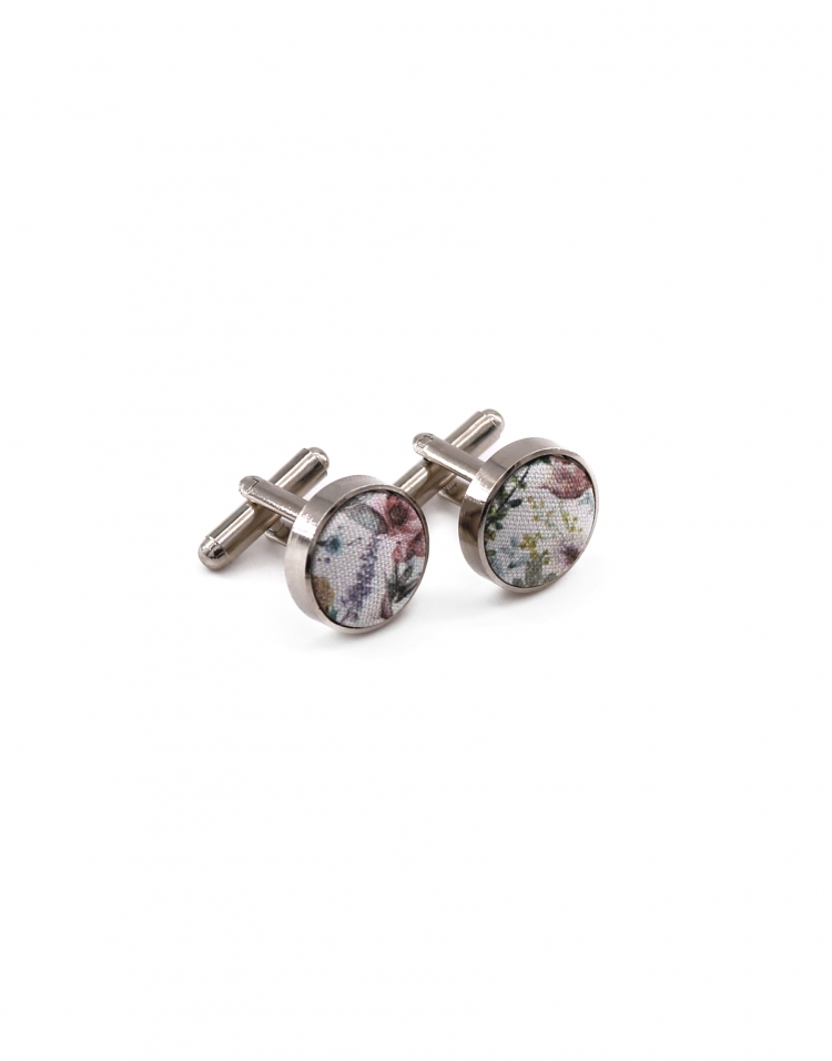 JOSHUA - FLORAL CUFFLINKS