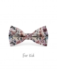 ANTON - NOEUD PAPILLON ENFANT ou ADO - VIEUX ROSE, MAUVE & VERT
