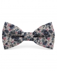 KANG - NOEUD PAPILLON FLEURI - CLASSIC - BLEU, ROSE & KAKI