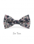 KANG - NOEUD PAPILLON ENFANT ou ADO - BLEU, ROSE & KAKI