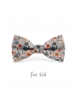 JUN - NOEUD PAPILLON ENFANT ou ADO - ORANGE & BLEU