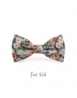 PARK - NOEUD PAPILLON ENFANT ou ADO - ORANGE, VERT, TURQUOISE & BEIGE