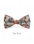 PARK - NOEUD PAPILLON ENFANT ou ADO - ORANGE, VERT, TURQUOISE & BEIGE