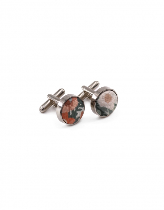 PARK - BOUTONS DE MANCHETTE FLEURIS