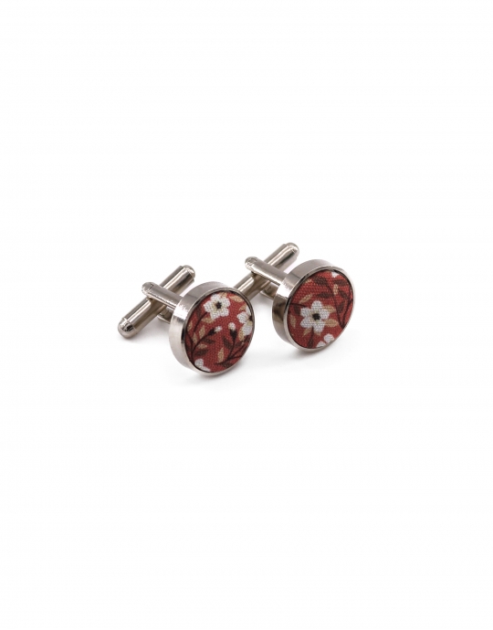 LEE - BOUTONS DE MANCHETTE FLEURIS