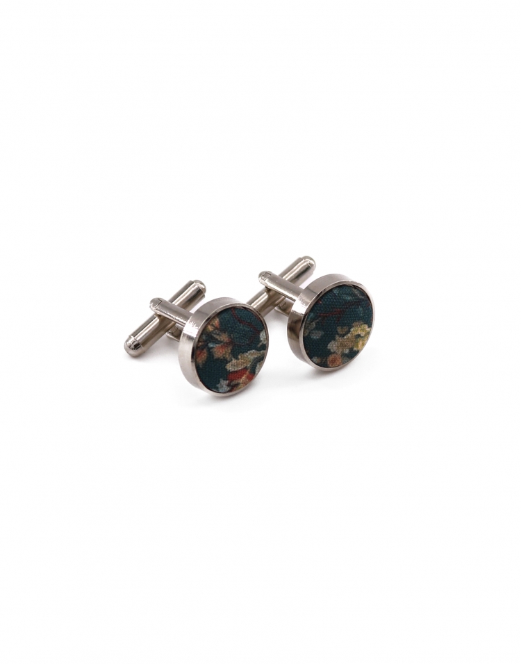 JAY - BOUTONS DE MANCHETTE FLEURIS