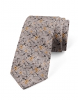 MOON - FLORAL TIE - BEIGE & BROWN