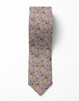 MOON - FLORAL TIE - BEIGE & BROWN