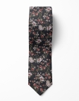 SUMIDA - FLORAL TIE - NAVY BLUE, KHAKI, RED and WHITE
