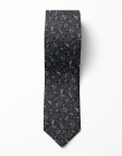 FINN - FLORAL TIE - NAVY BLUE