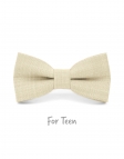 CREMA - NOEUD PAPILLON ENFANT ou ADO - BEIGE CLAIR